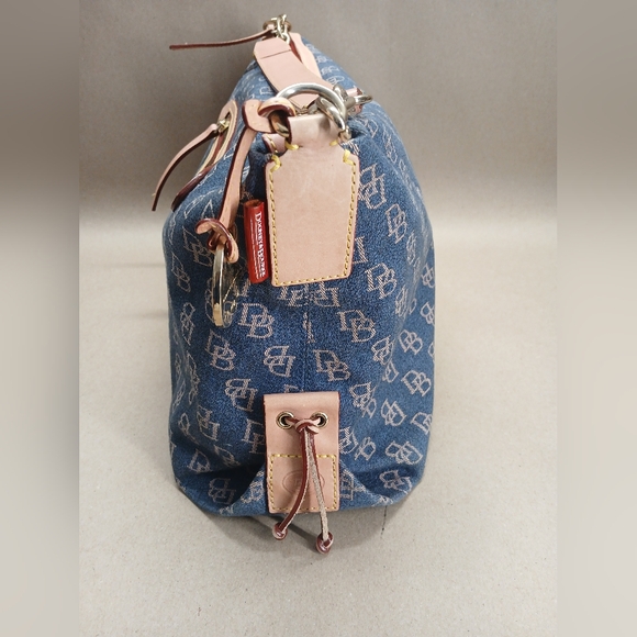 Dooney & Bourke Blue and Brown Women's Bag - Picture 5 of 14